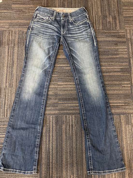 Ariat Denim - Ariat Women's Washed Blue Boot Cut Jeans